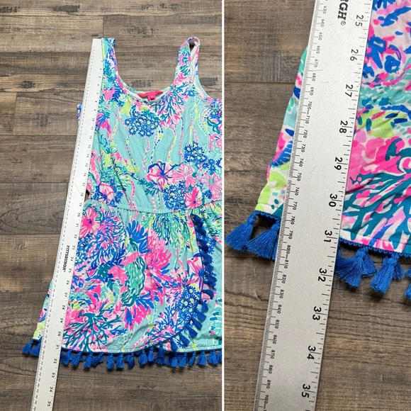 Lilly Pulitzer Jarrett Romper Tassels - Picture 9 of 11